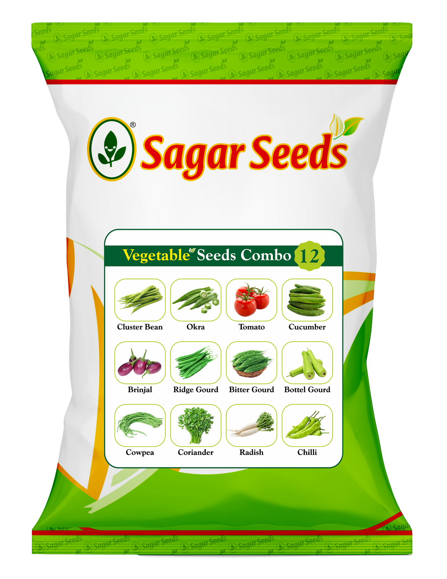 12 Vegetable Seeds Combo Pack