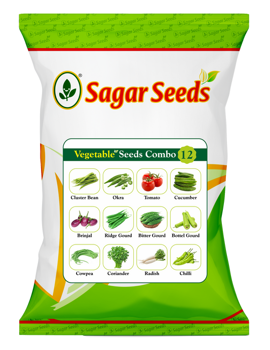 12 Vegetable Seeds Combo Pack