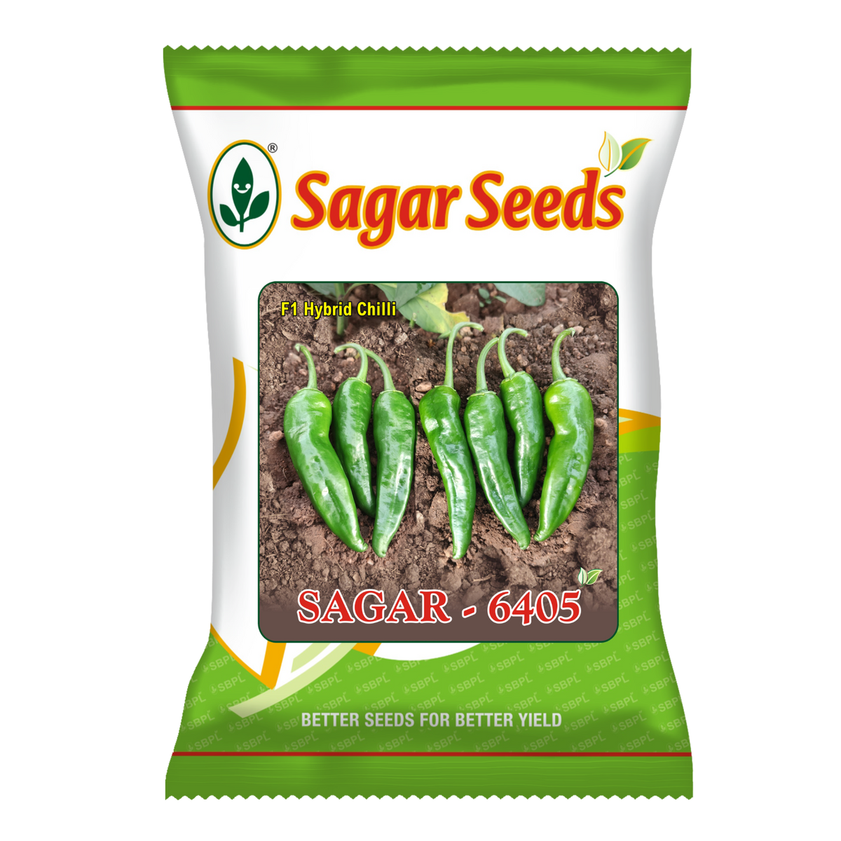 Sagar 6405 F1 Hybrid Chilli (Mirch) Seeds